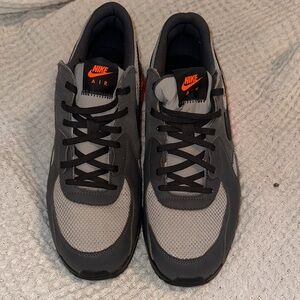 Nike Gray and Orange Athletic Shoes